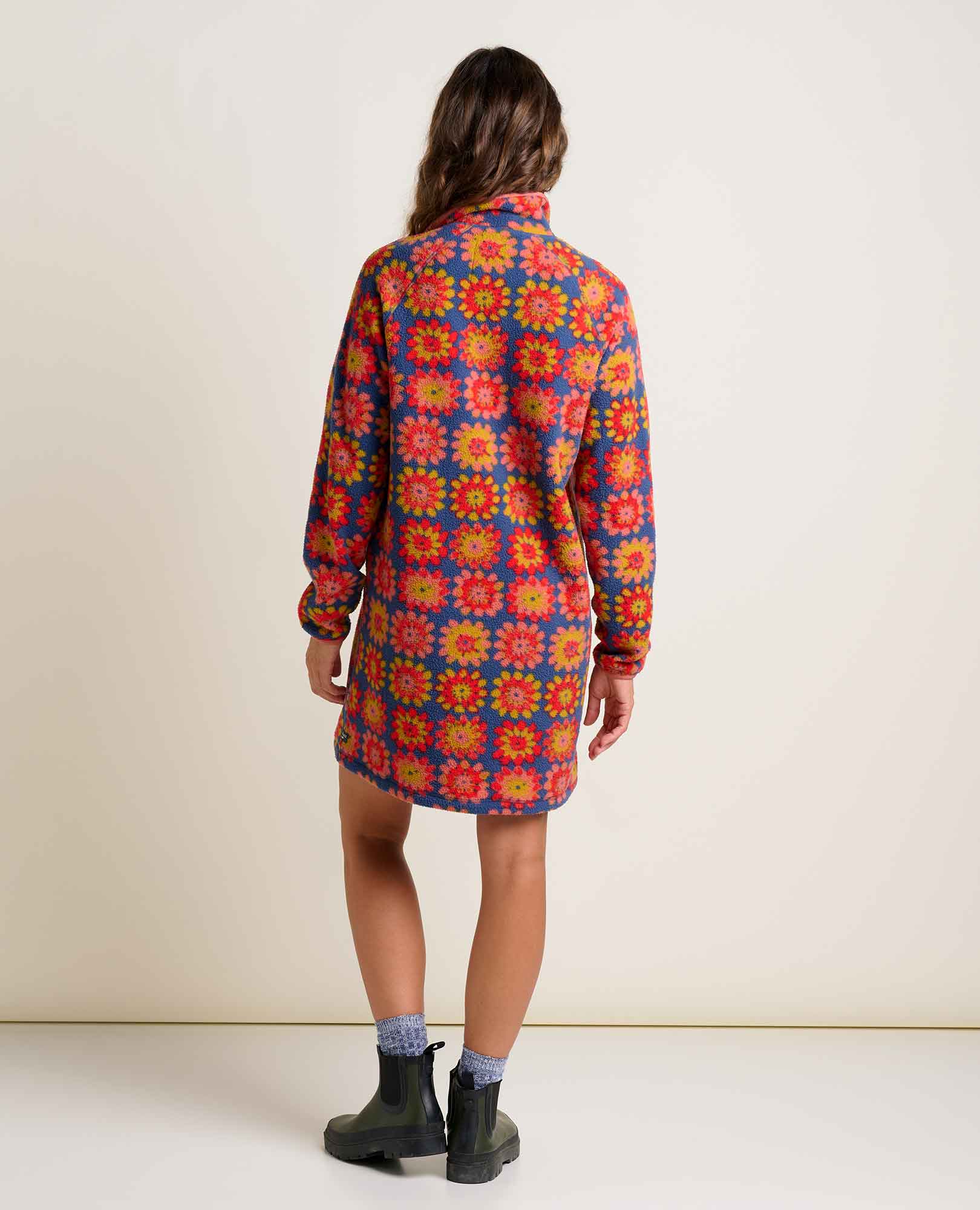 Campo Fleece 1/4 Snap Dress - Image 4