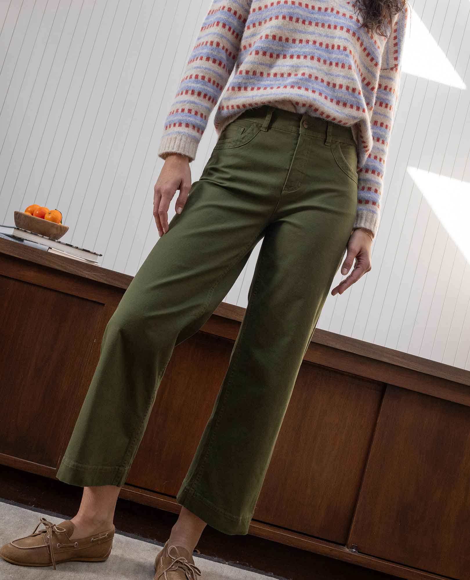 Earthworks Wide Leg Crop Pant - Image 4