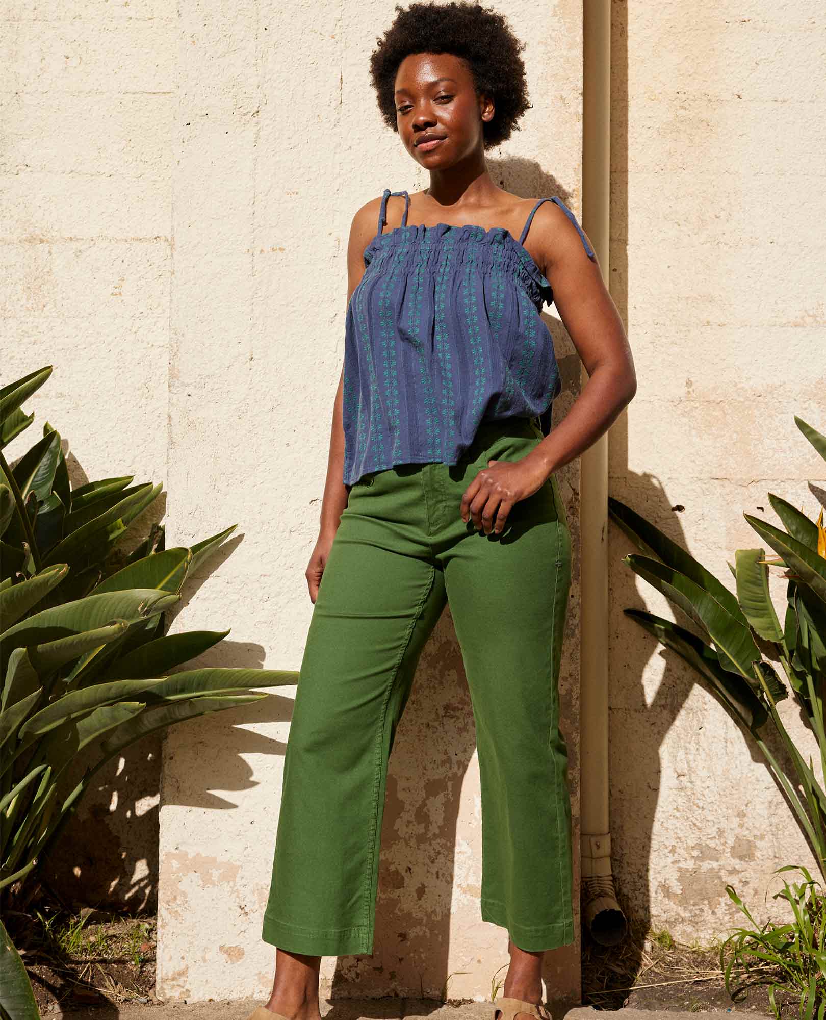 Earthworks Wide Leg Crop Pant - Image 7