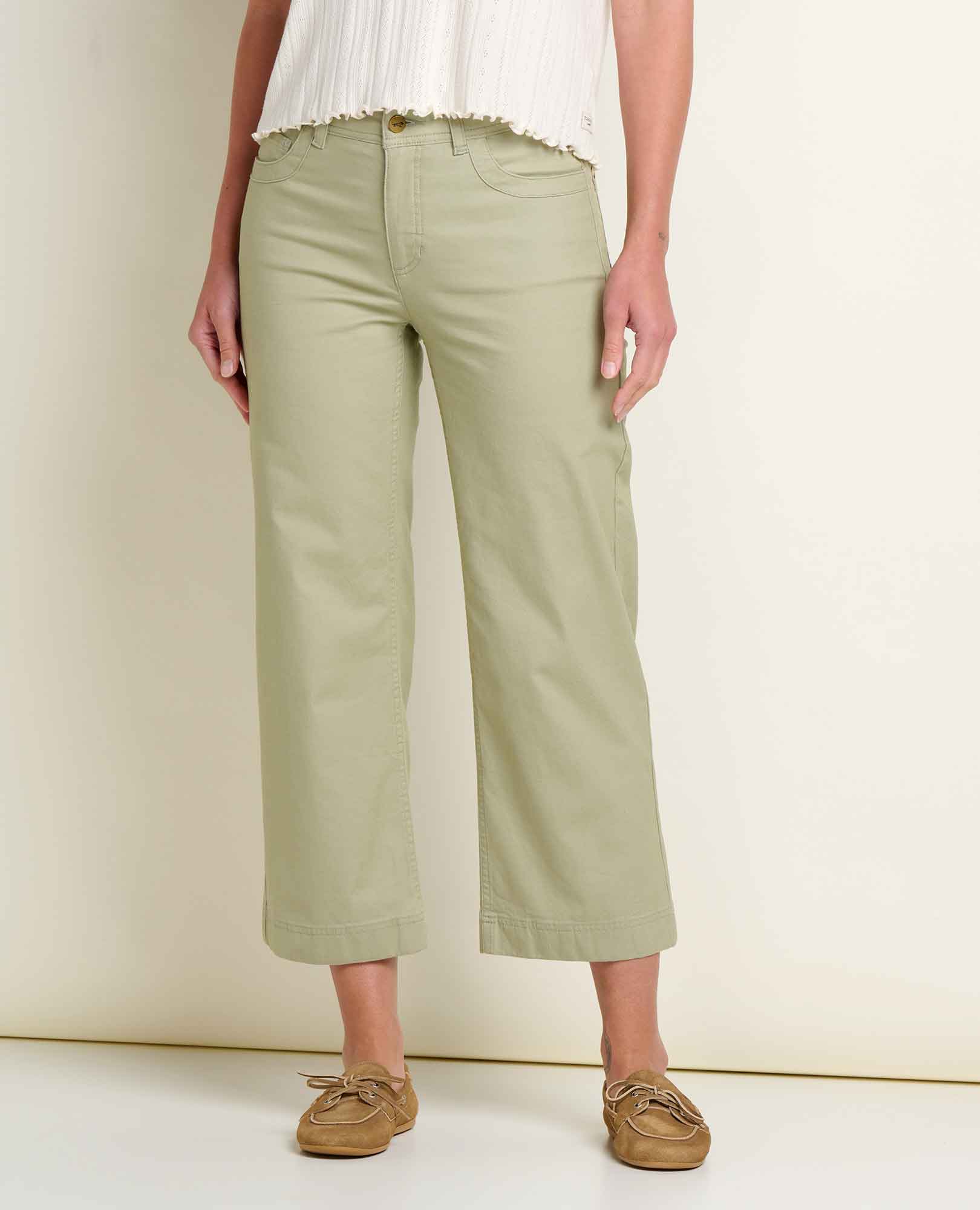 Earthworks Wide Leg Crop Pant