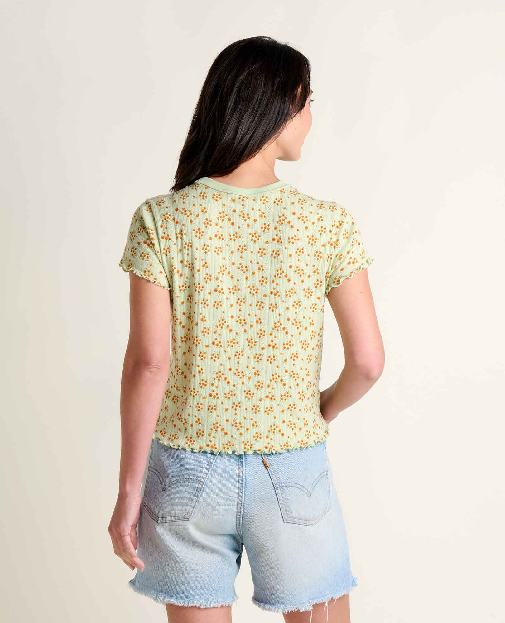 Foothill Pointelle Baby Tee - Image 2