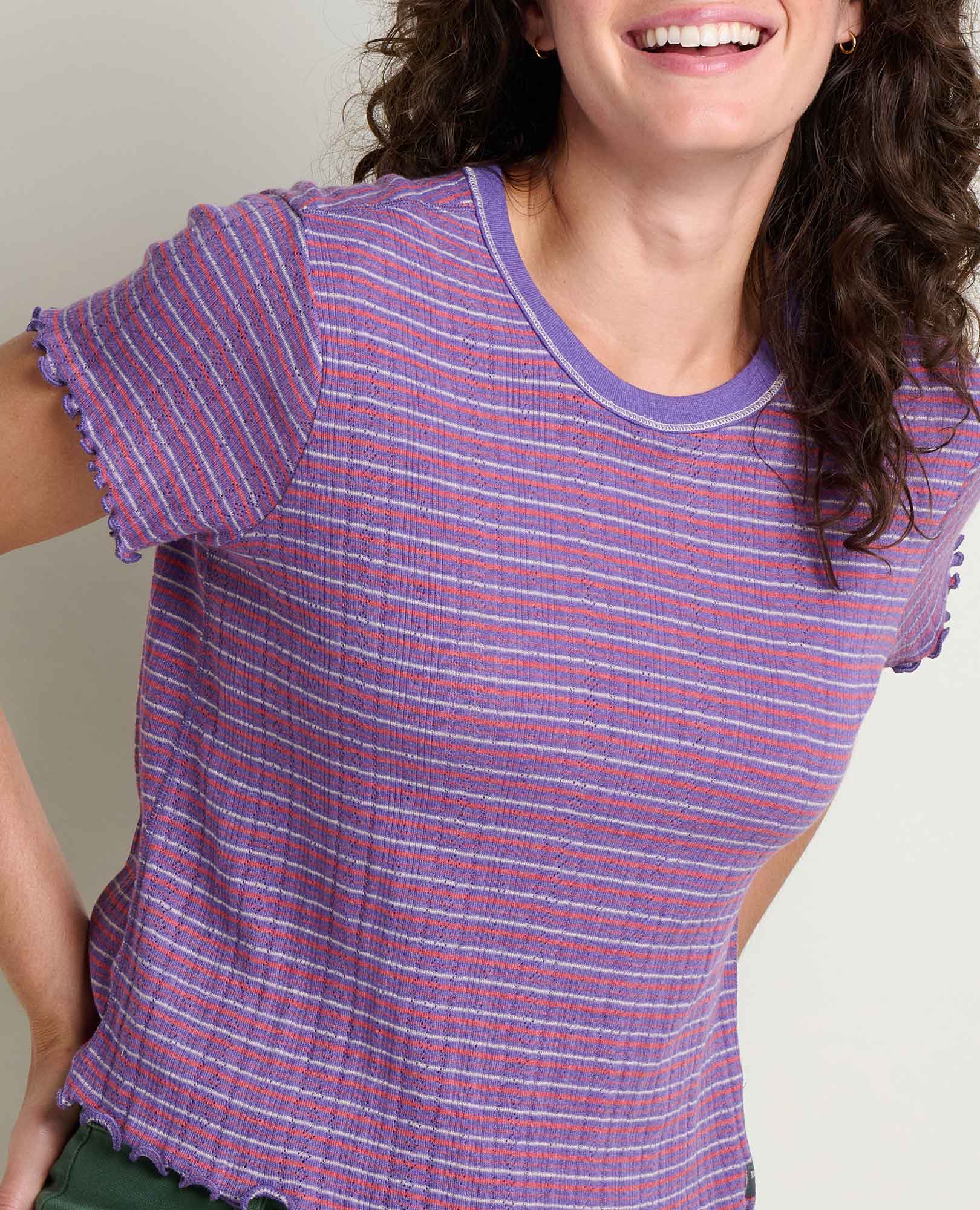 Foothill Pointelle Baby Tee - Image 3