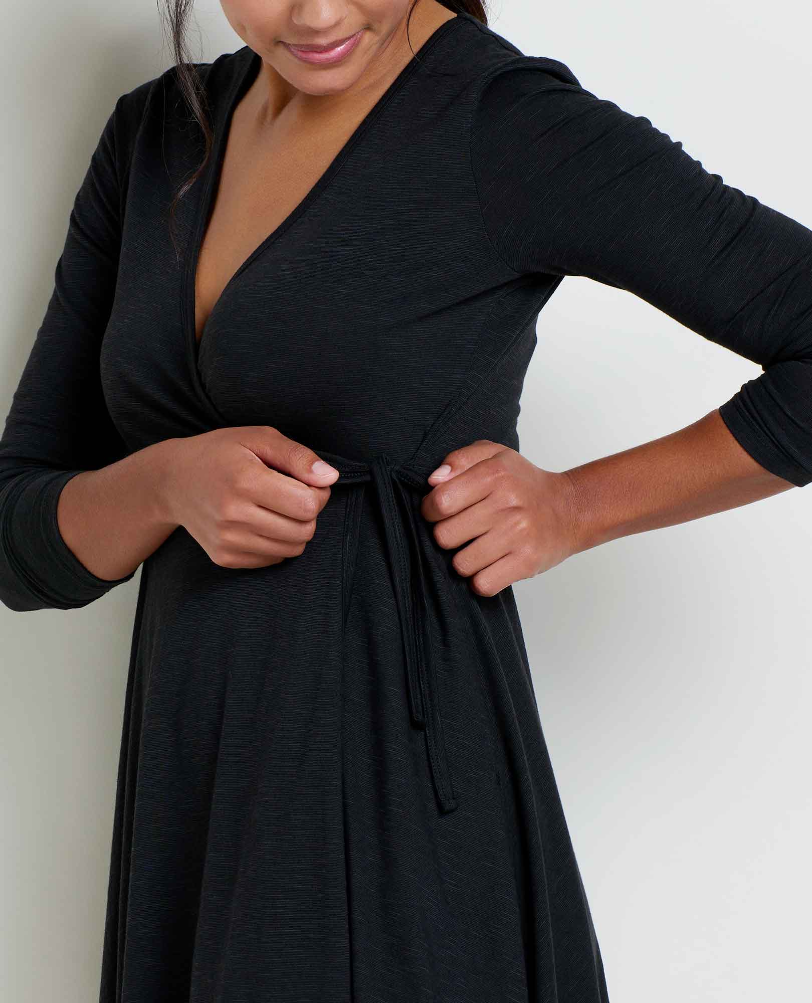 Freesia Long Sleeve Wrap Dress - Image 6