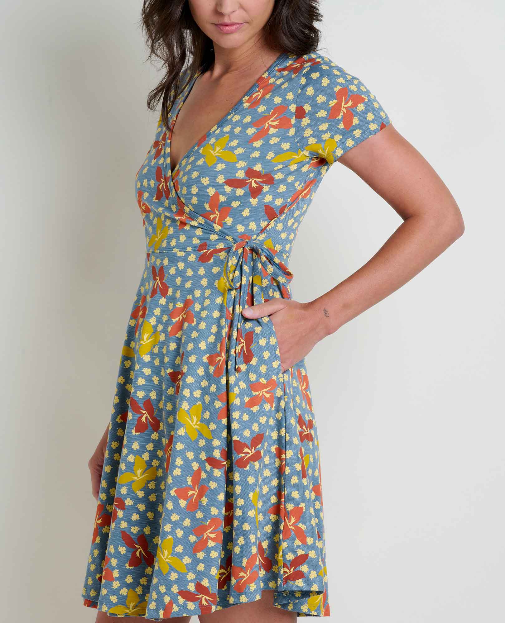 Freesia Wrap Dress - Image 5
