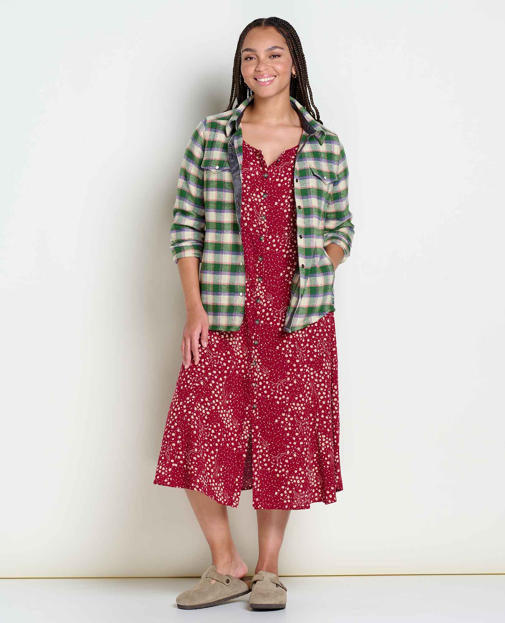 Manzana Paneled Midi Dress - Image 3