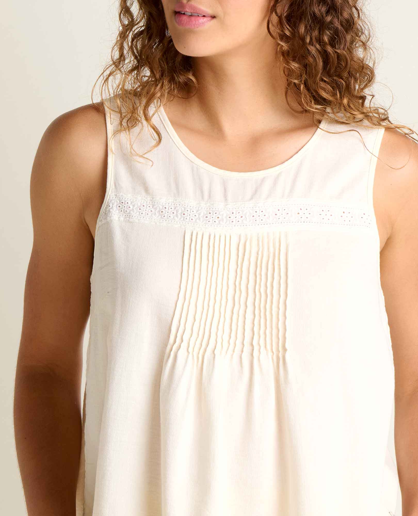 Manzana Pin Tuck Tank - Image 3