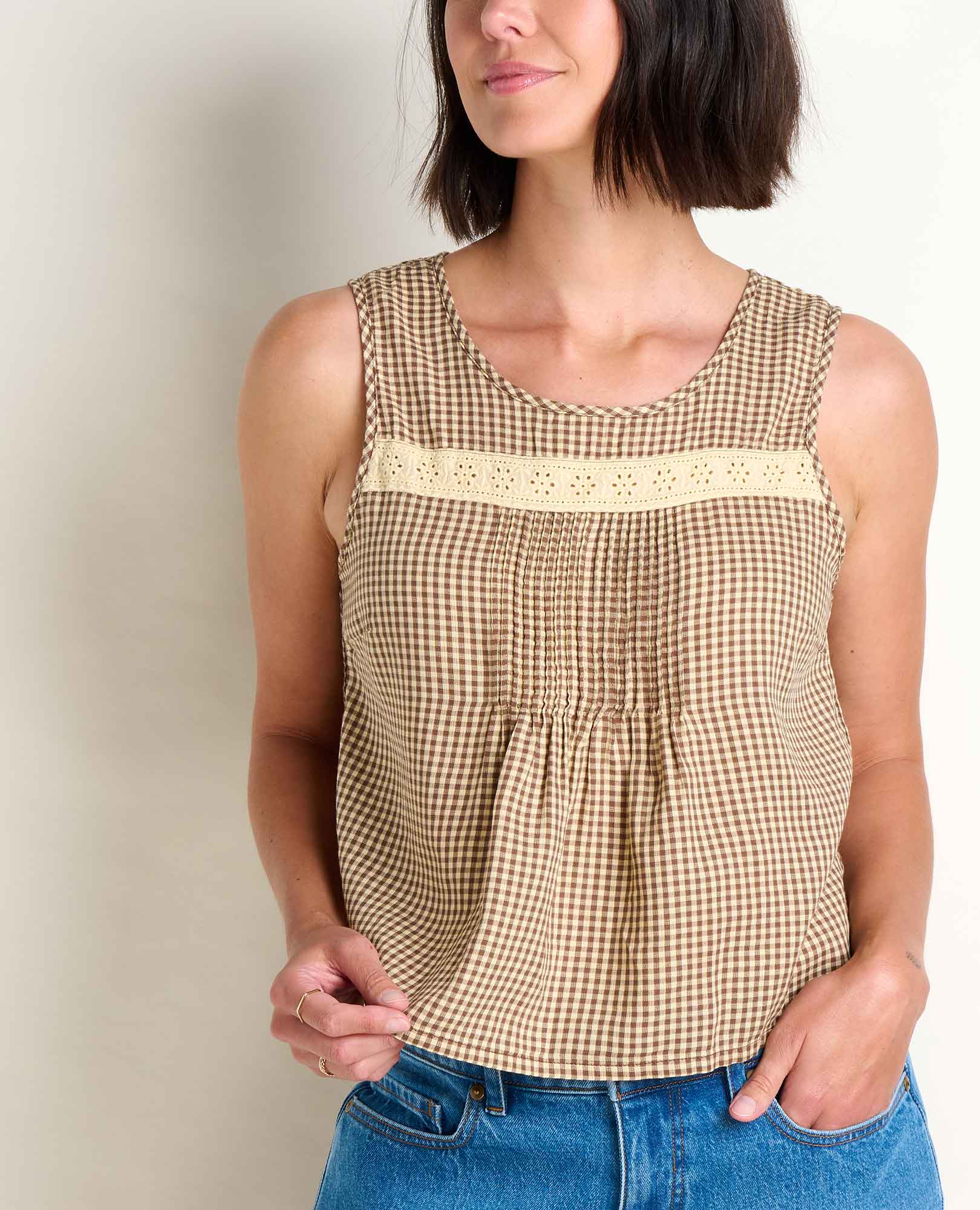Manzana Pin Tuck Tank - Image 4