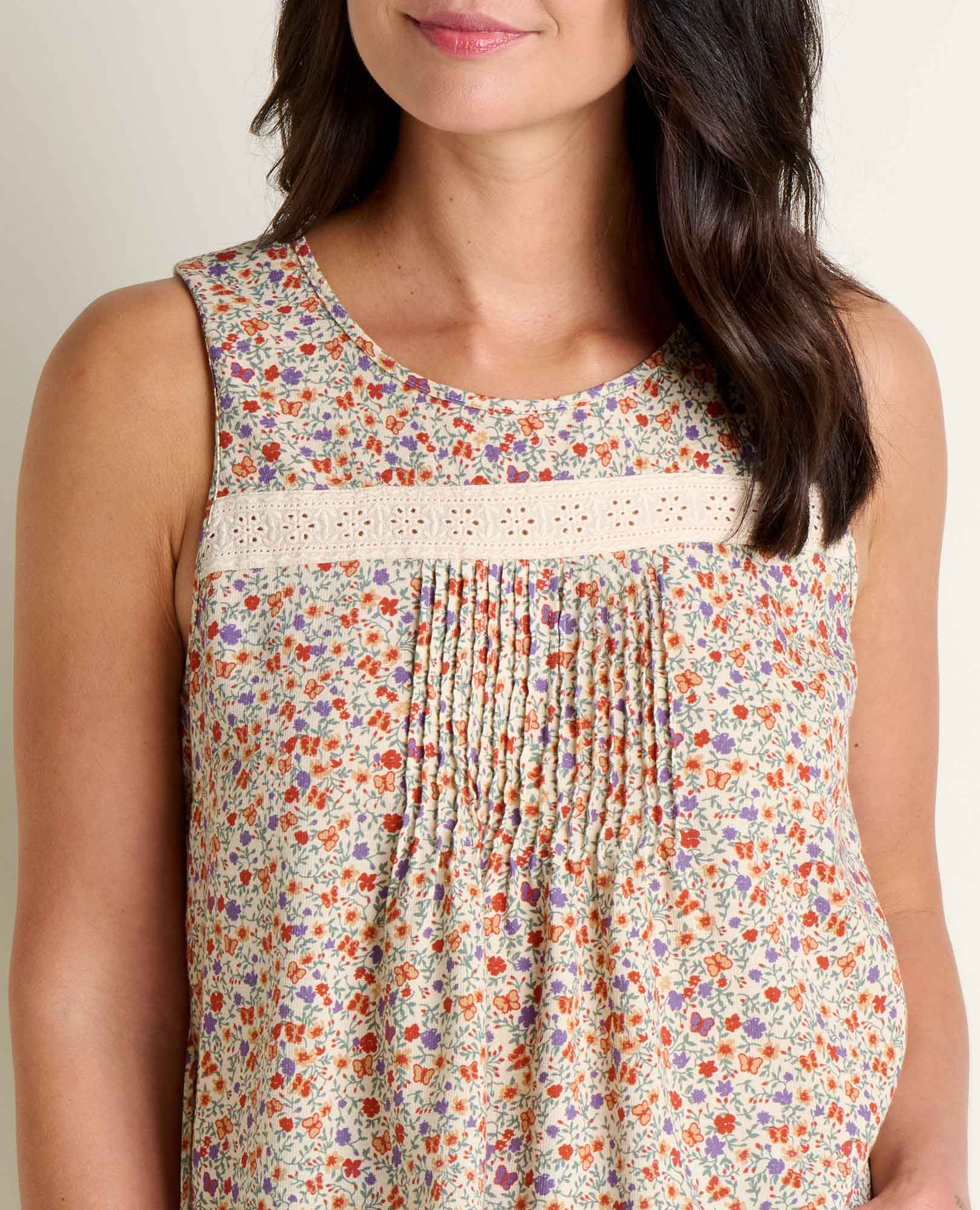 Manzana Pin Tuck Tank - Image 3