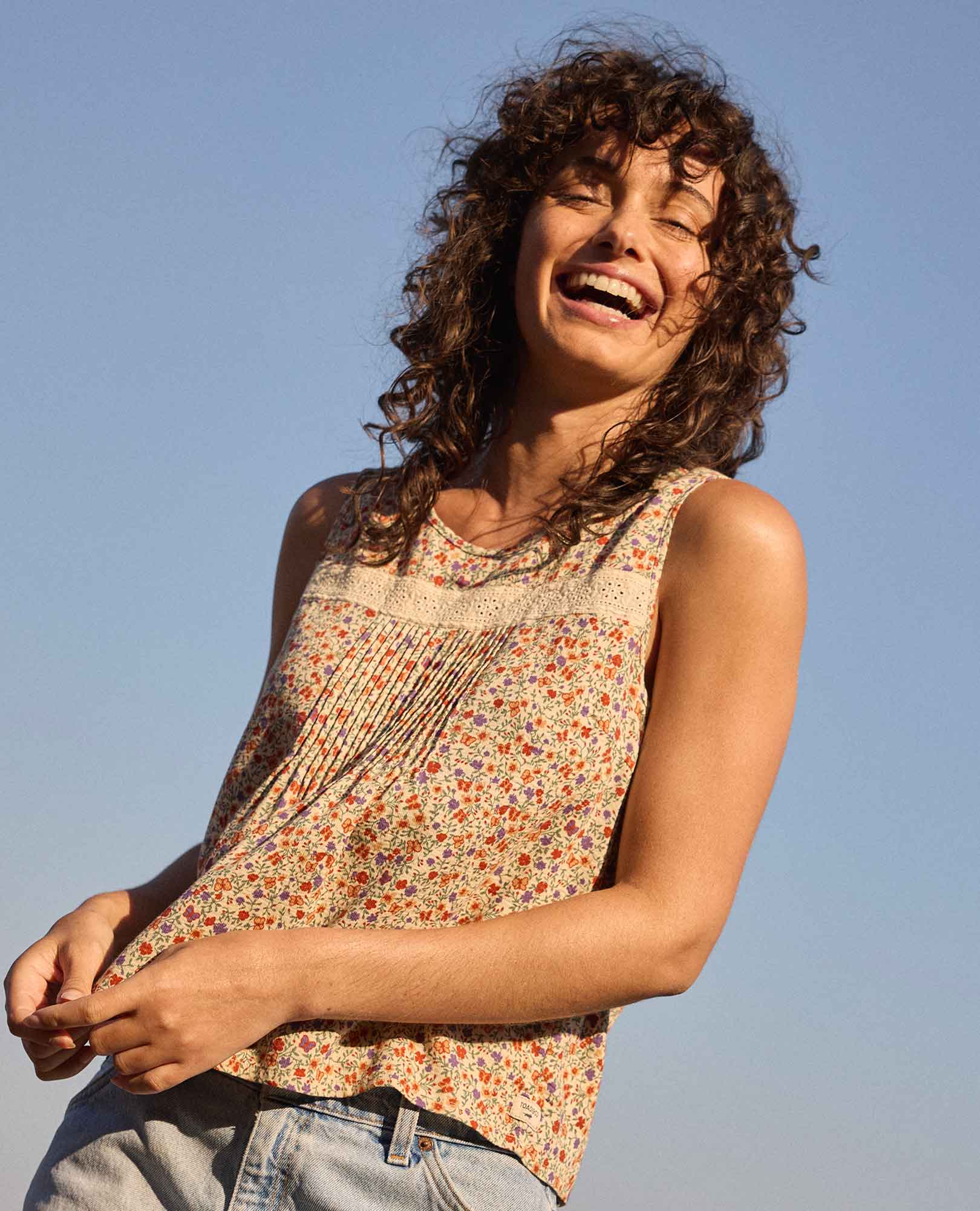 Manzana Pin Tuck Tank - Image 4