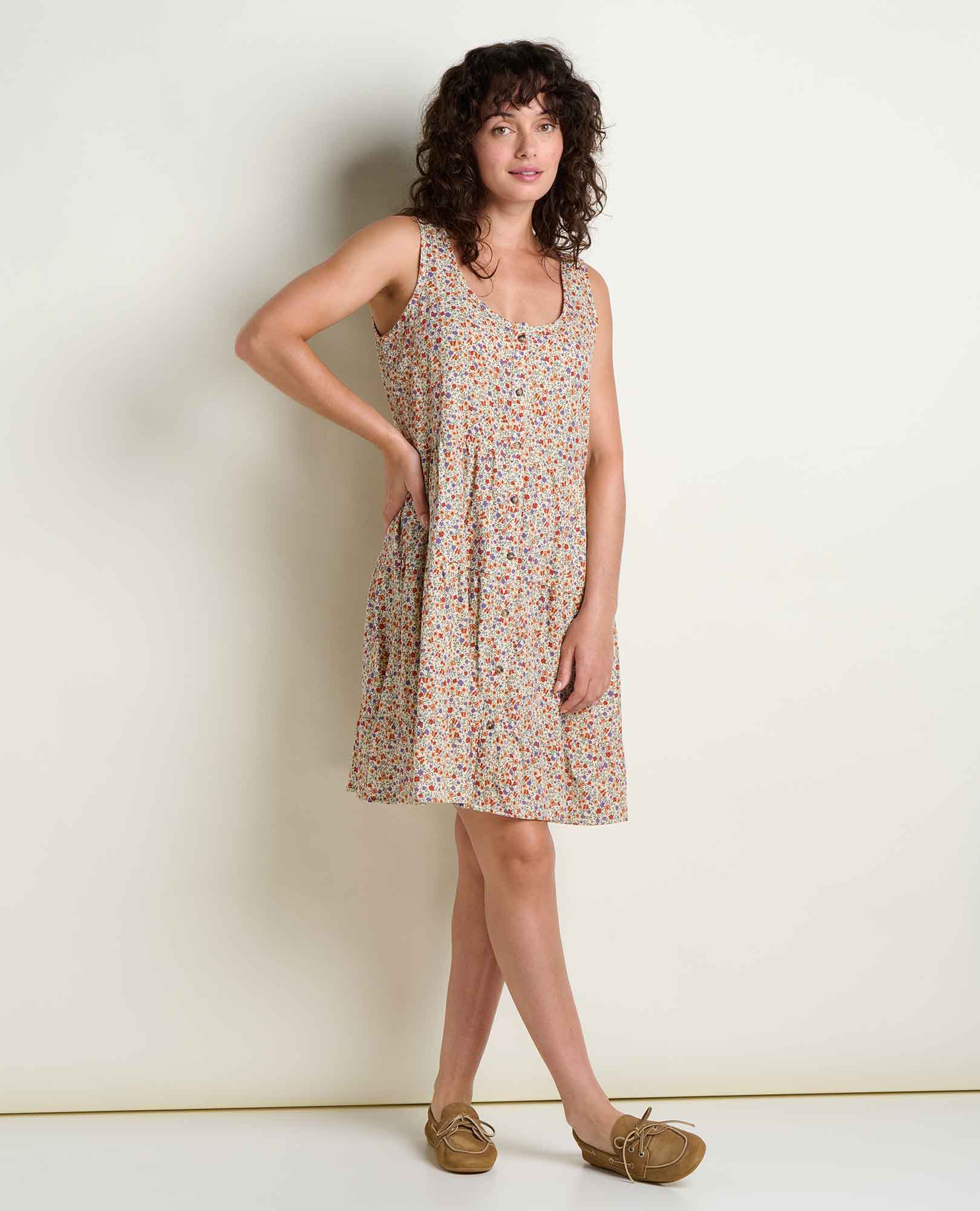 Manzana Tiered Tank Dress - Image 3
