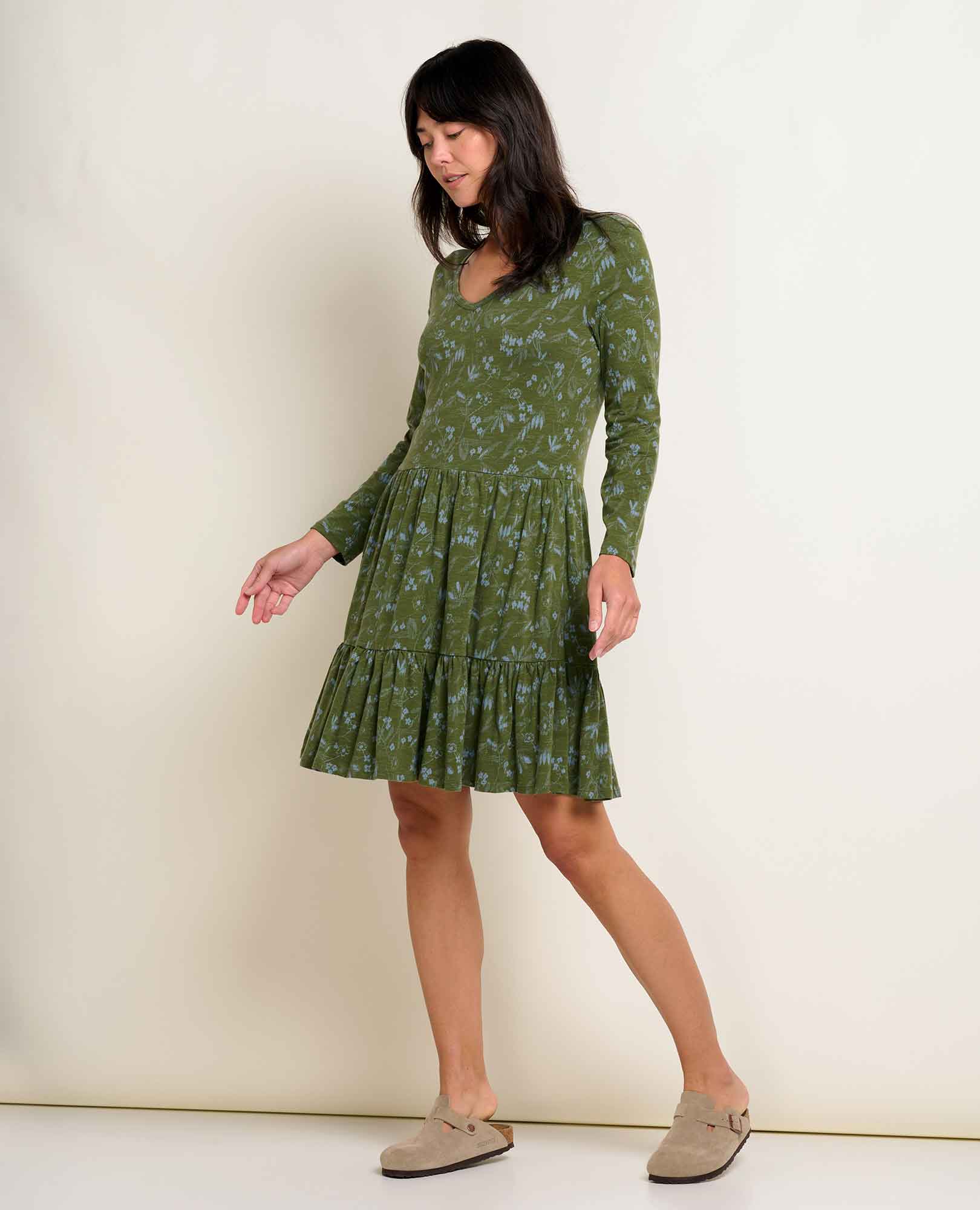 Marley Tiered Long Sleeve Dress - Image 4