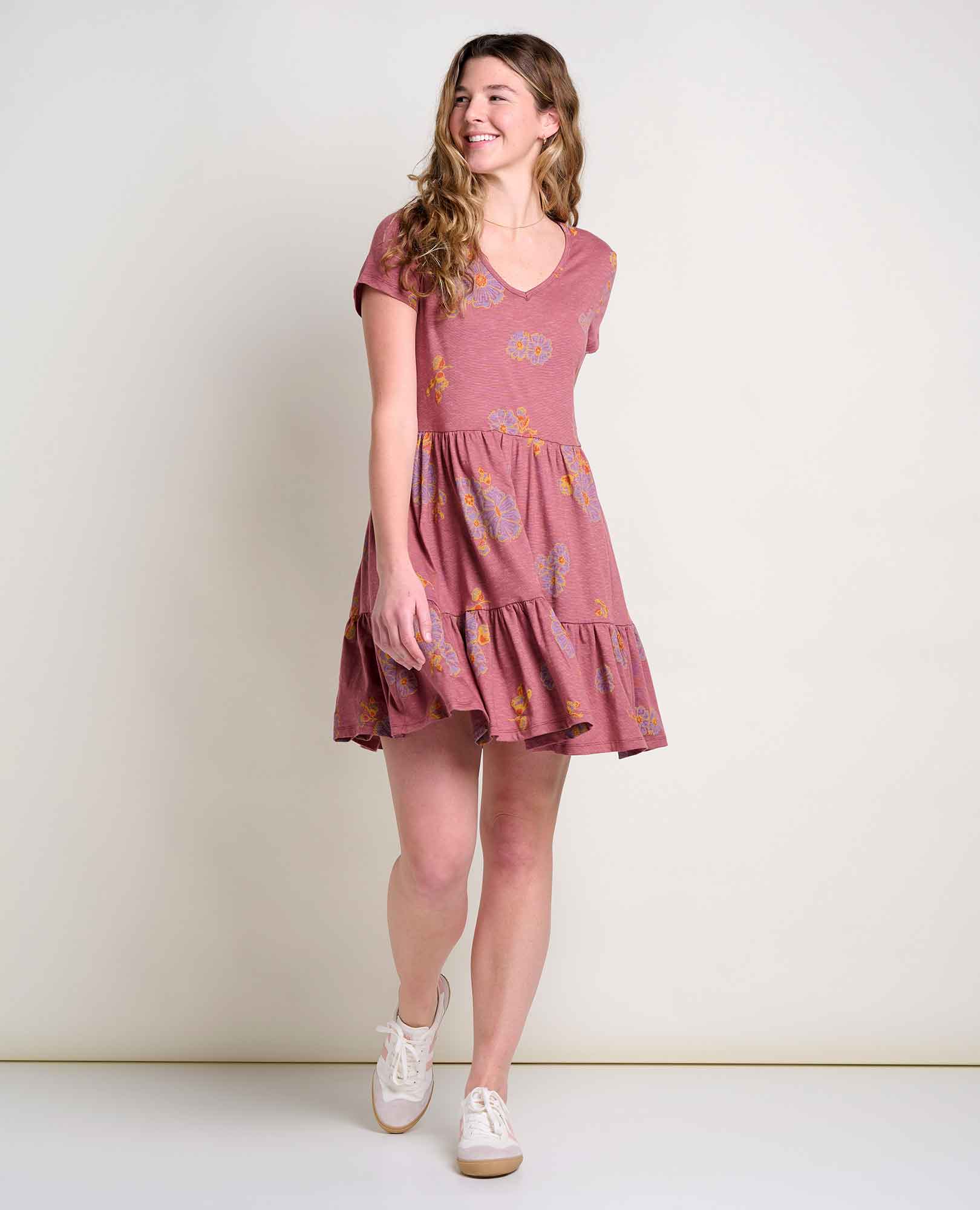 Marley Tiered Short Sleeve Dress - Image 3