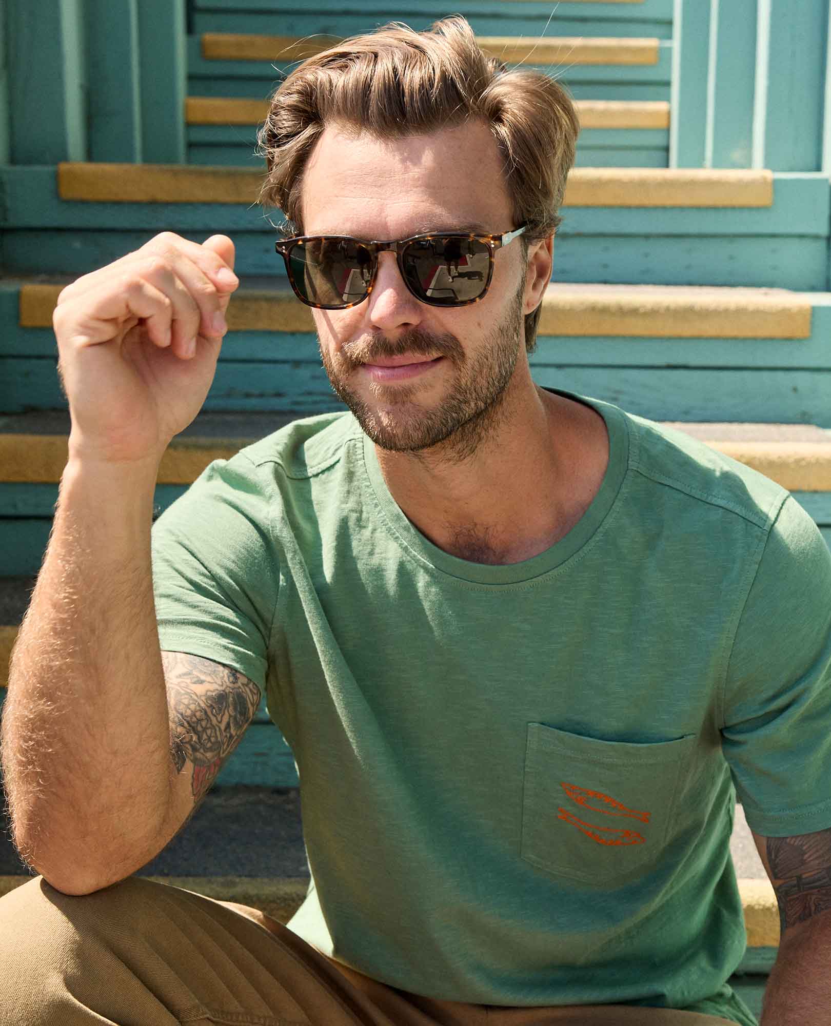 Men's Primo Embroidered Crew - Image 7