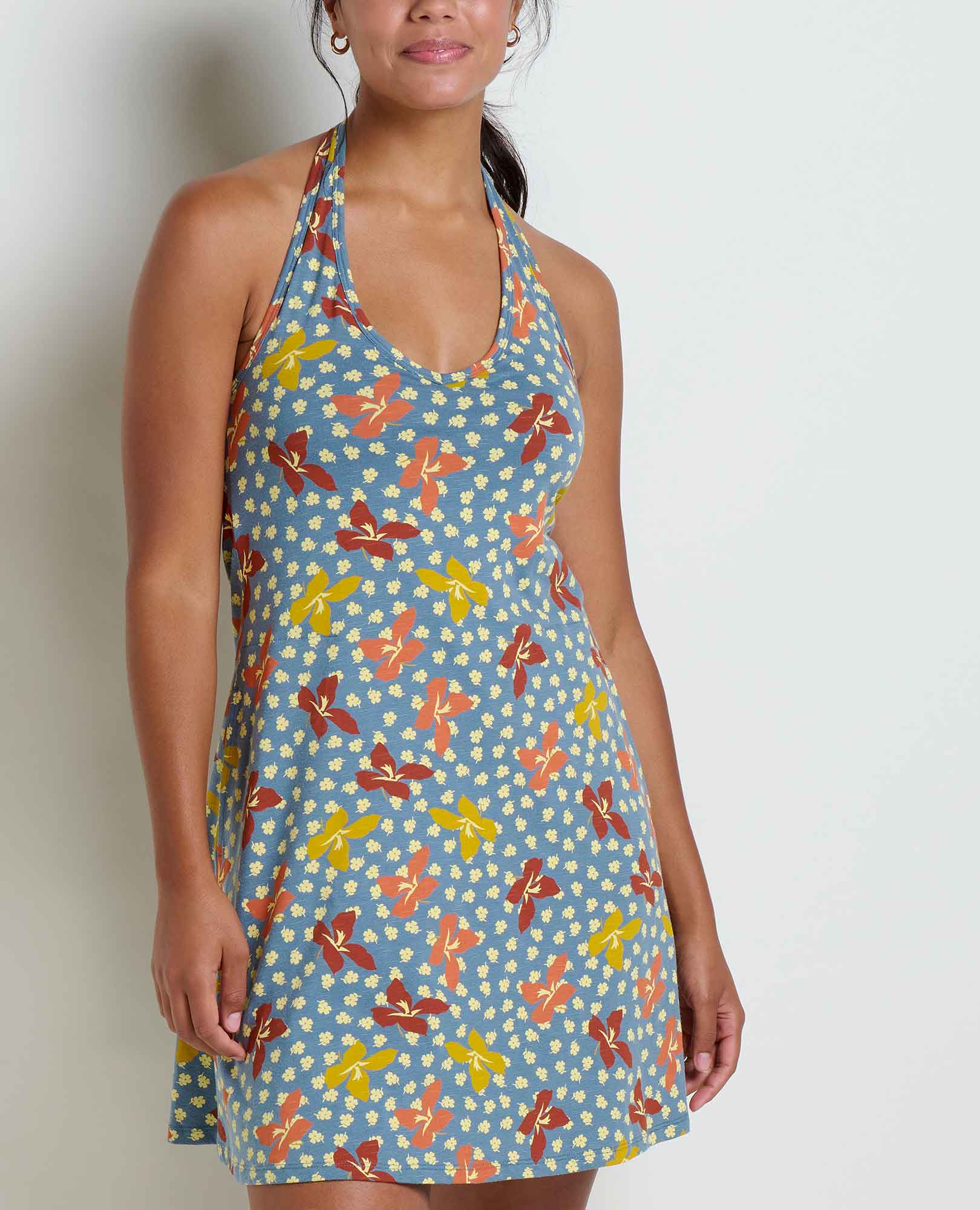 Plumeria Halter Dress - Image 5