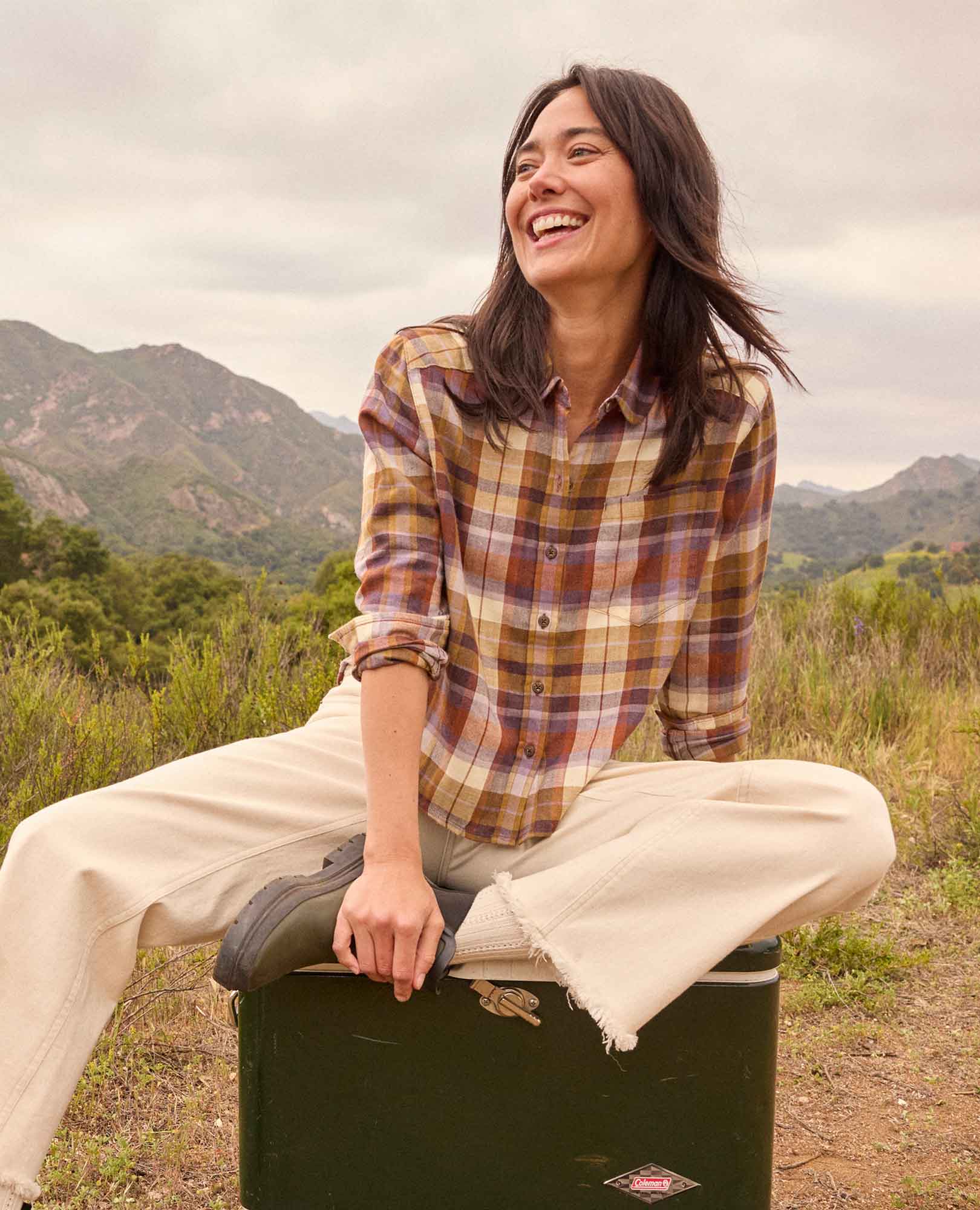 Re-Form Flannel Boxy Shirt - Image 4