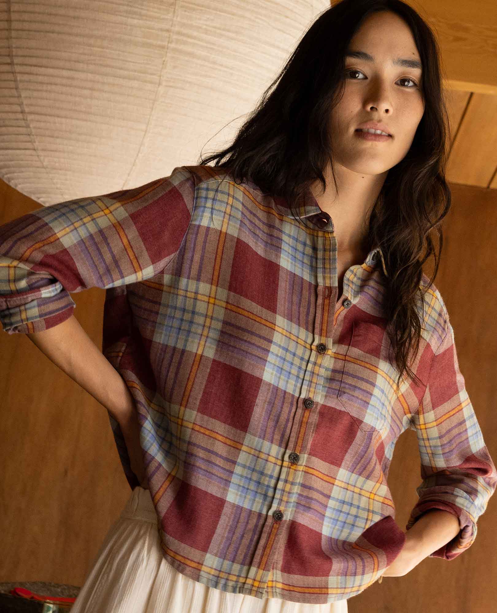 Re-Form Flannel Boxy Shirt - Image 4