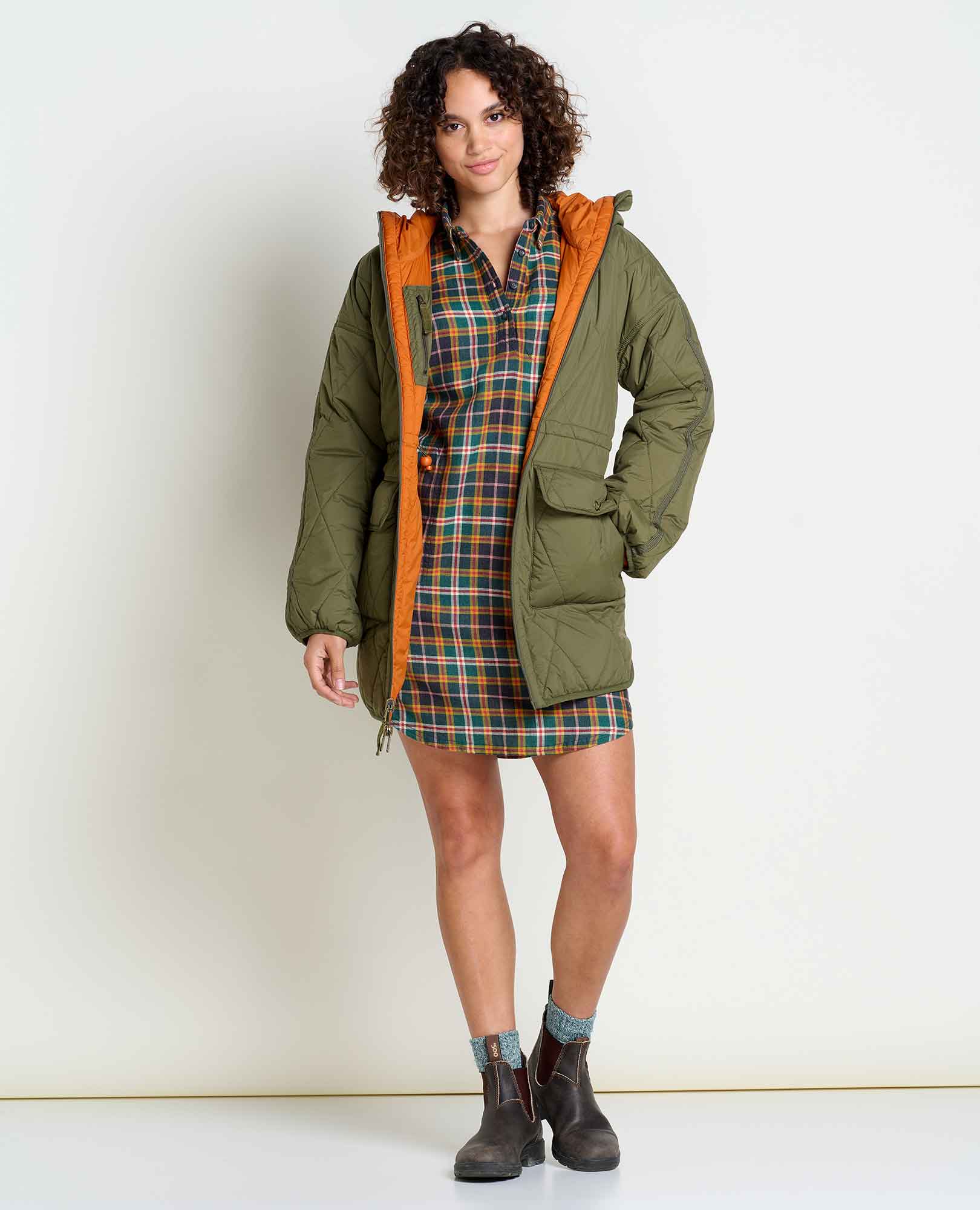 Re-Form Flannel Shirtdress - Image 5