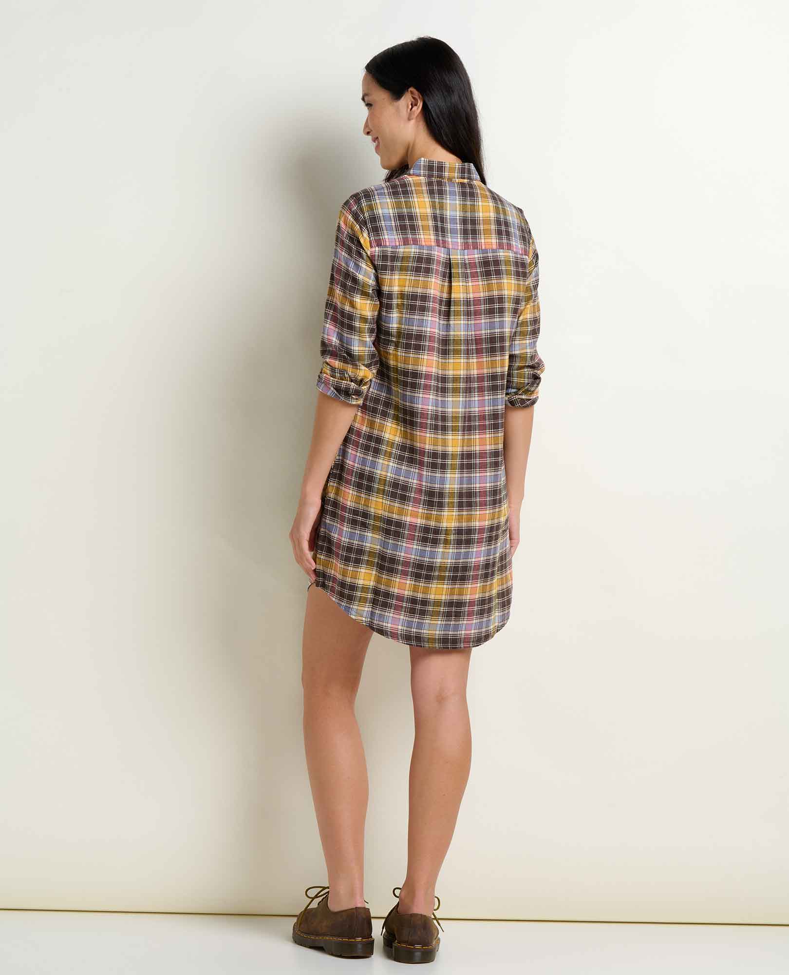 Re-Form Flannel Shirtdress - Image 4