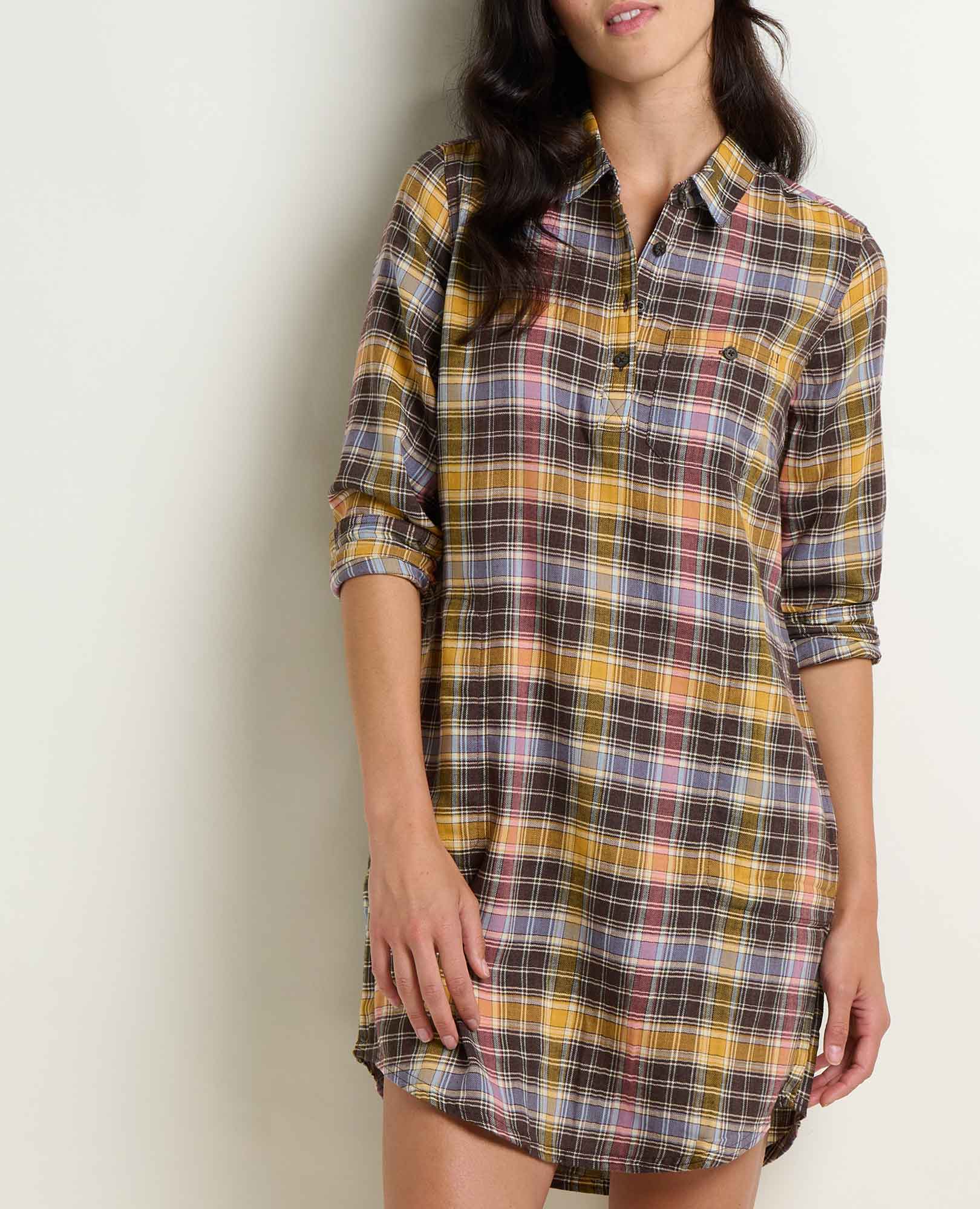 Re-Form Flannel Shirtdress - Image 5