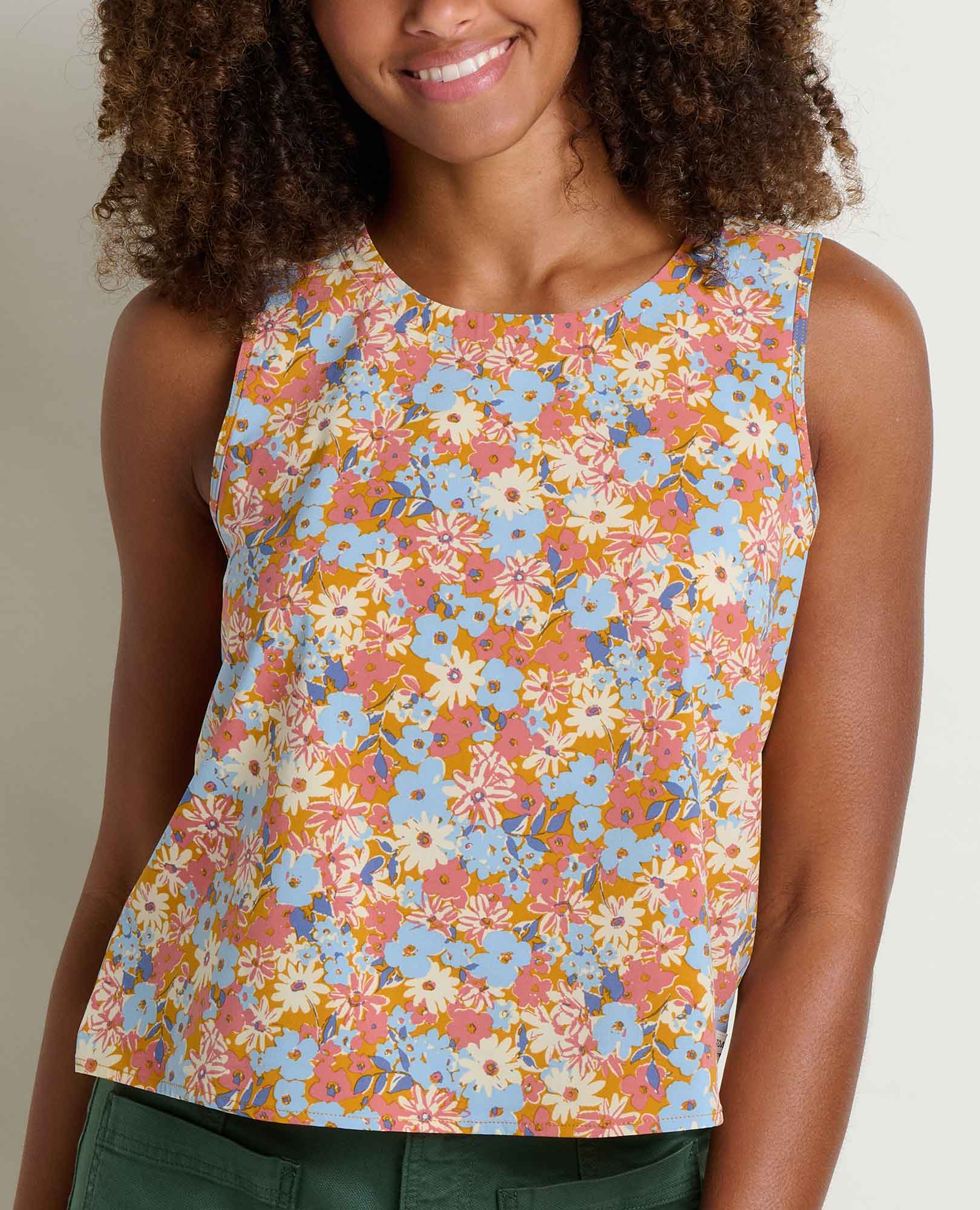 Sunkissed Button Back Tank - Image 3
