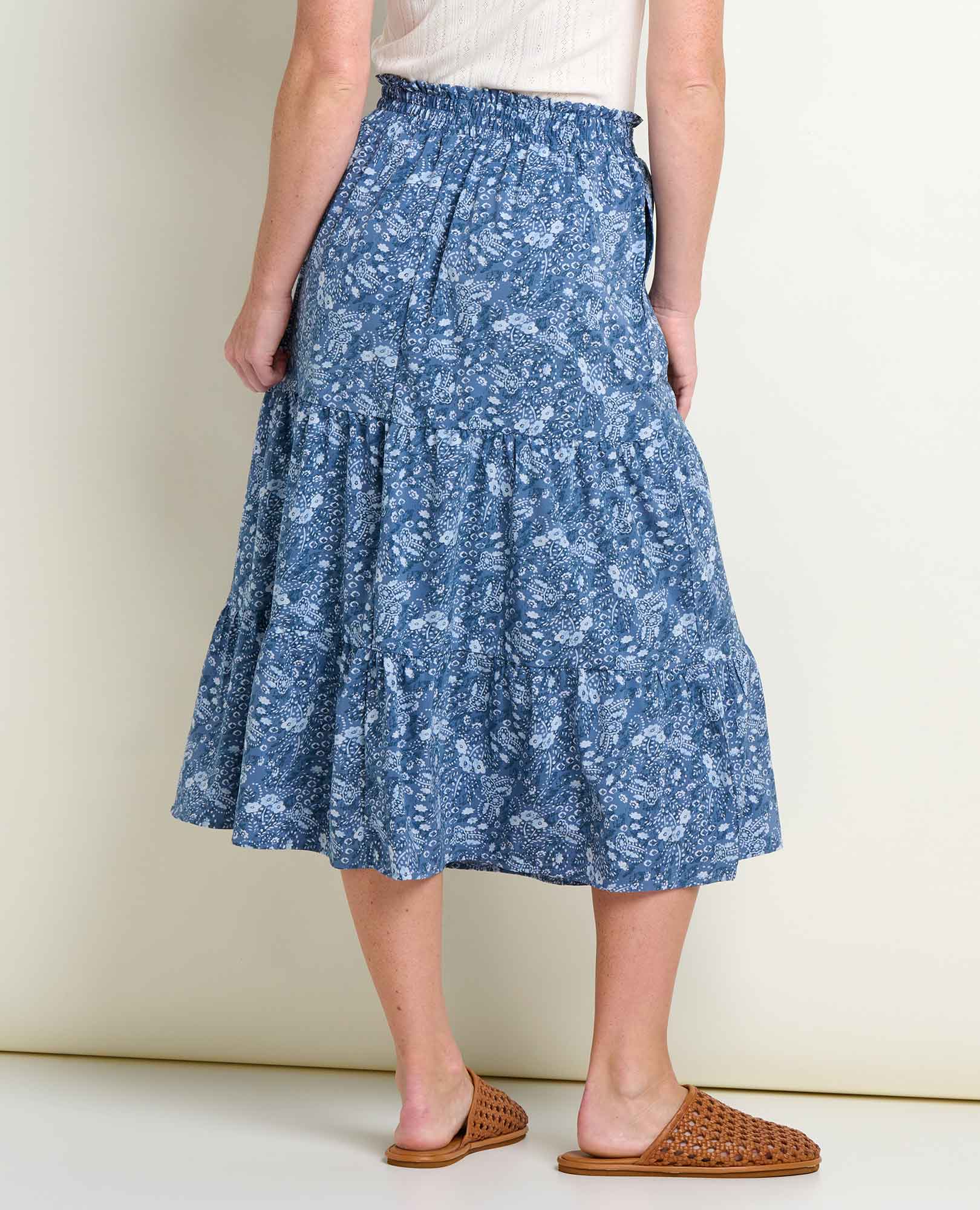 Sunkissed Tiered Midi Skirt - Image 2