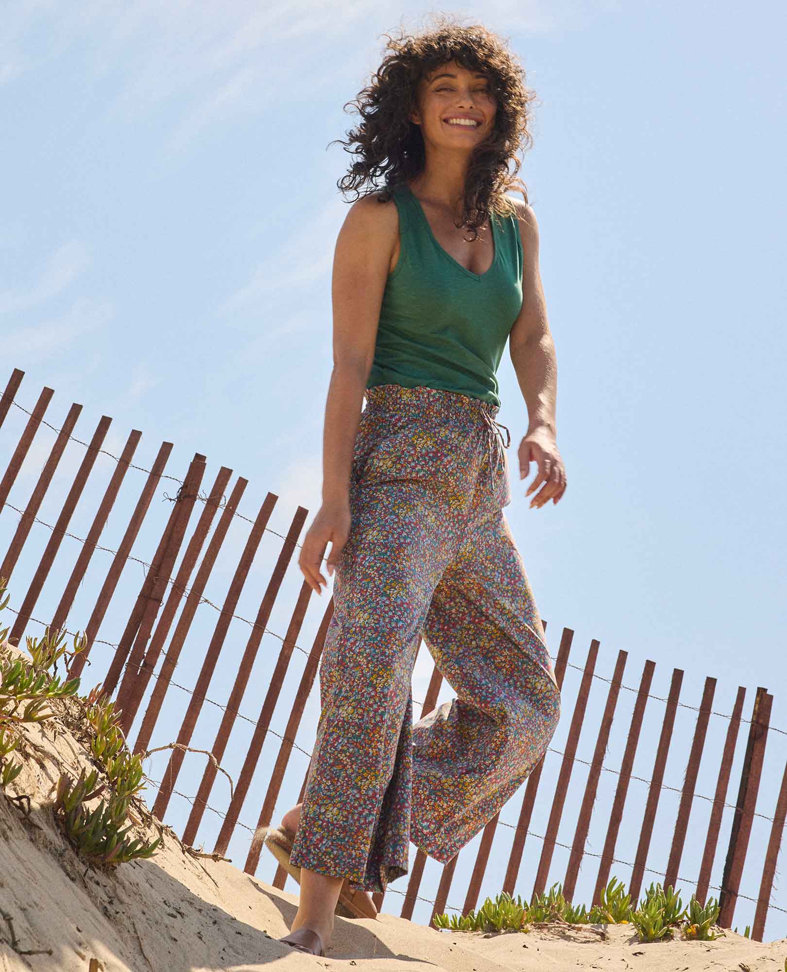 Sunkissed Wide Leg Crop Pant - Image 4