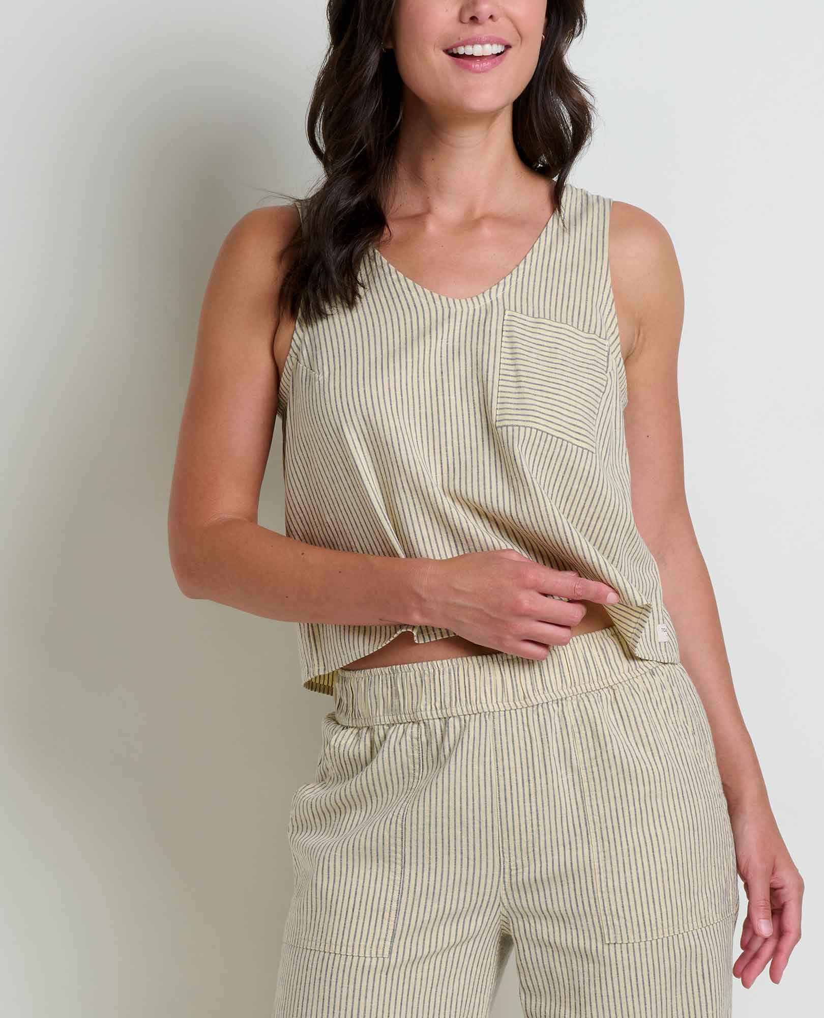 Taj Hemp Button Back Tank - Image 4
