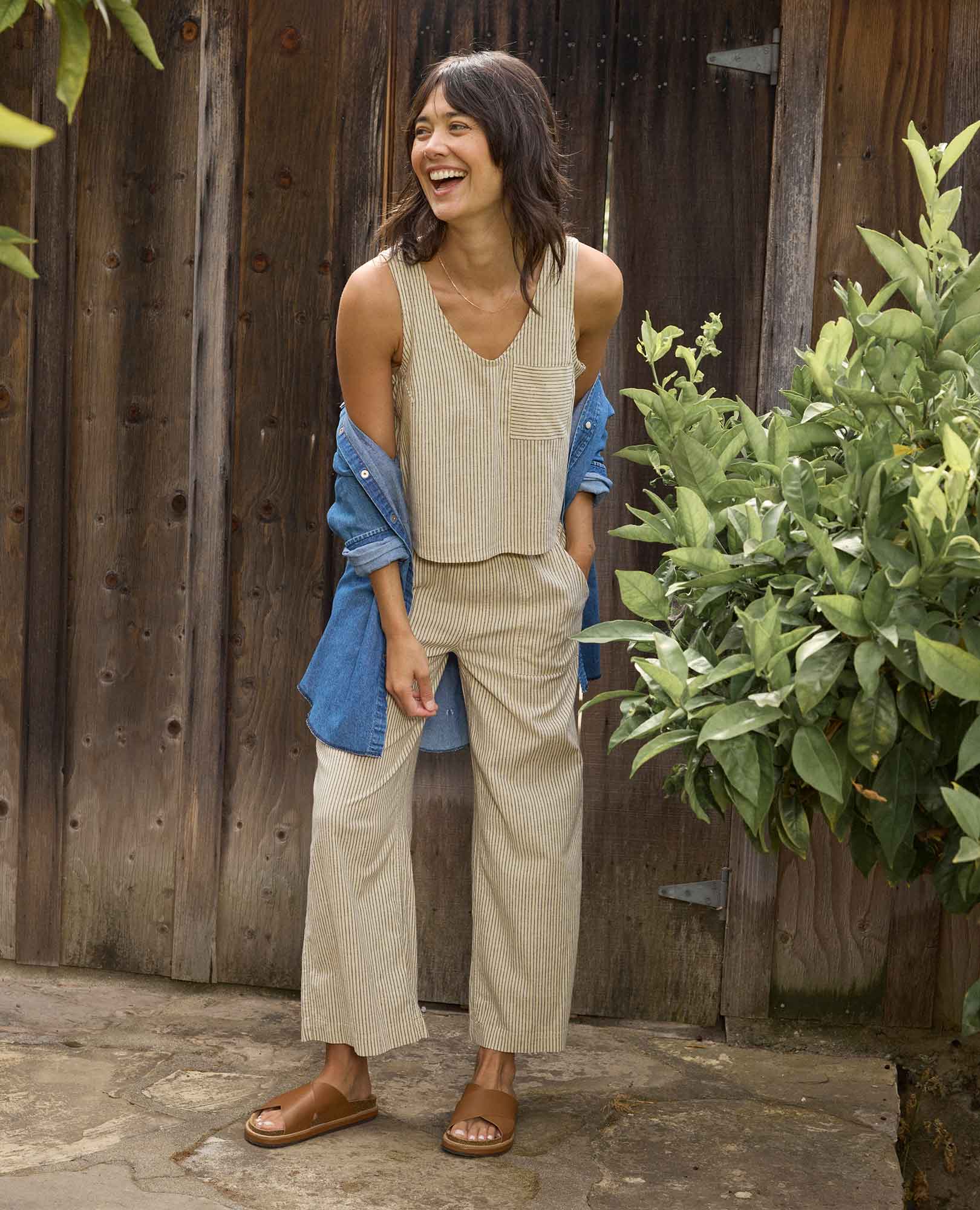 Taj Hemp Button Back Tank - Image 5