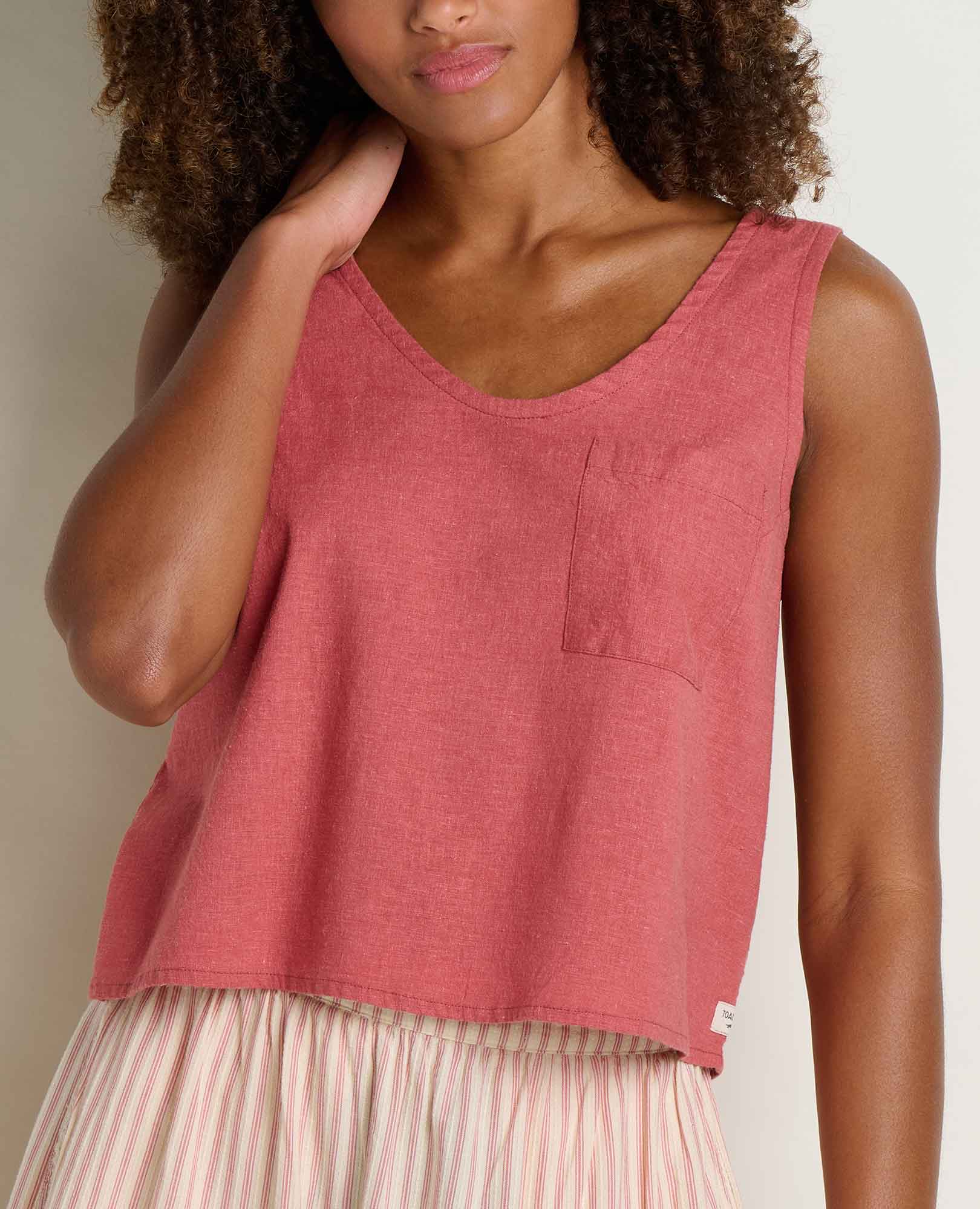 Taj Hemp Button Back Tank - Image 4