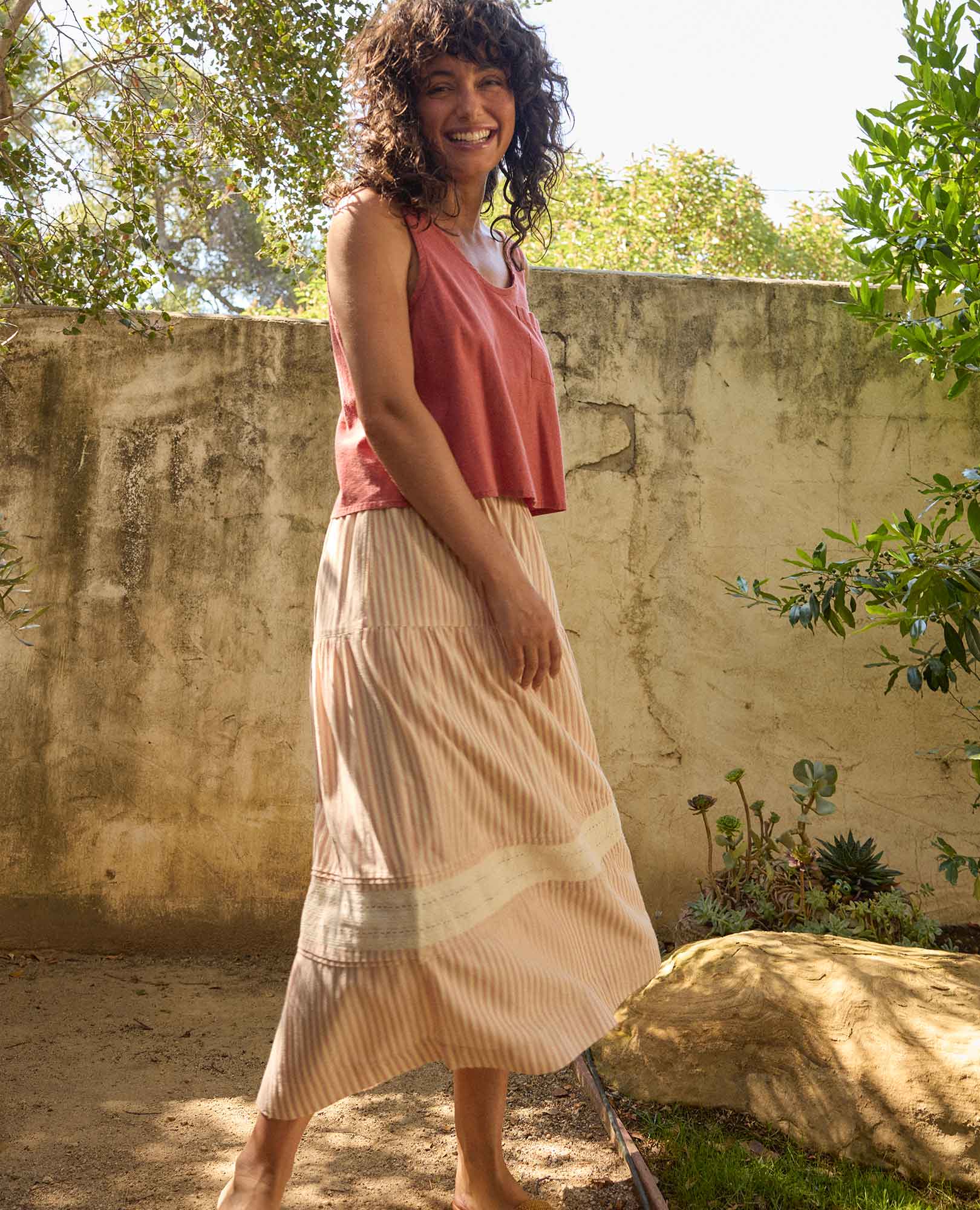 Taj Hemp Button Back Tank - Image 5