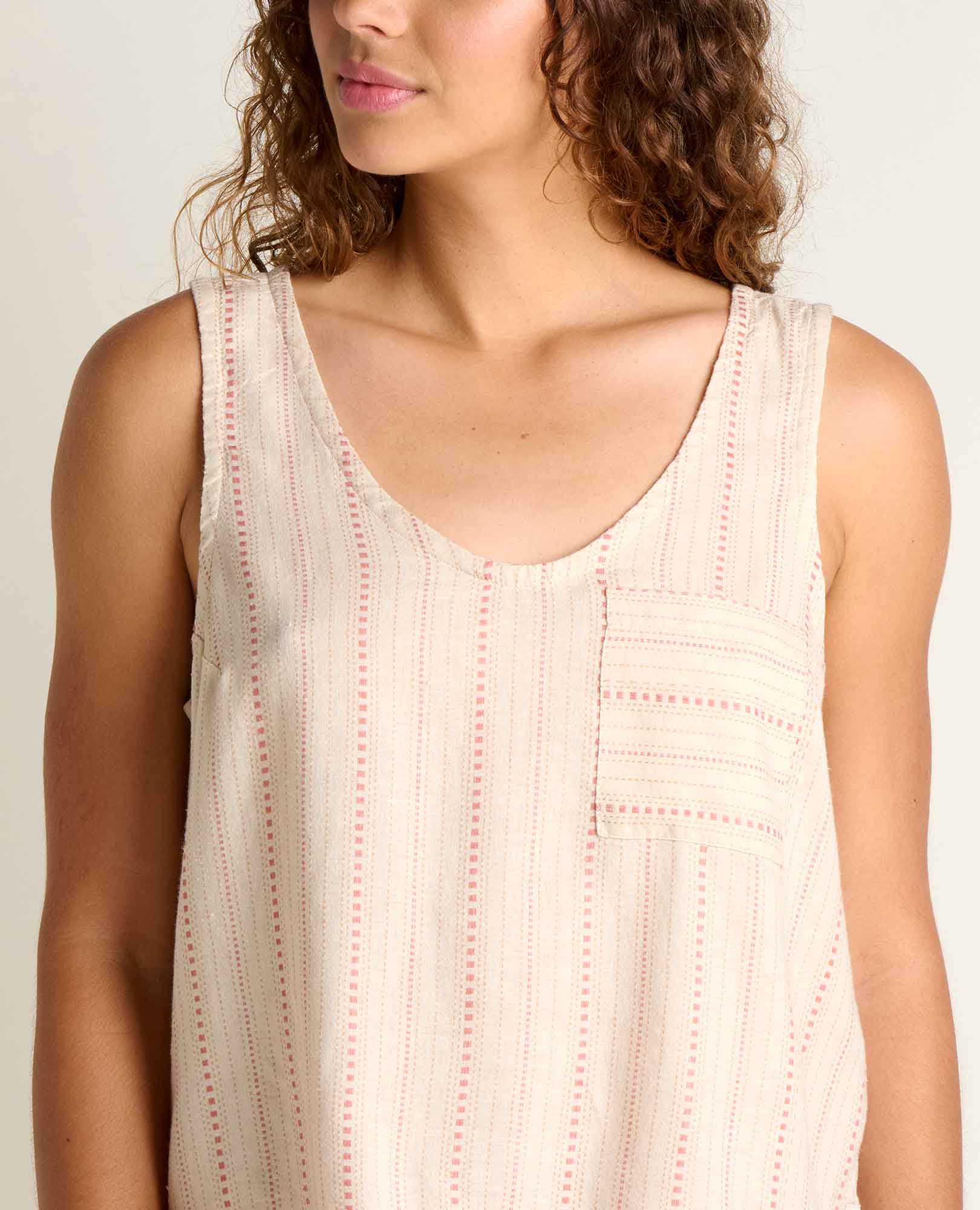 Taj Hemp Button Back Tank - Image 4