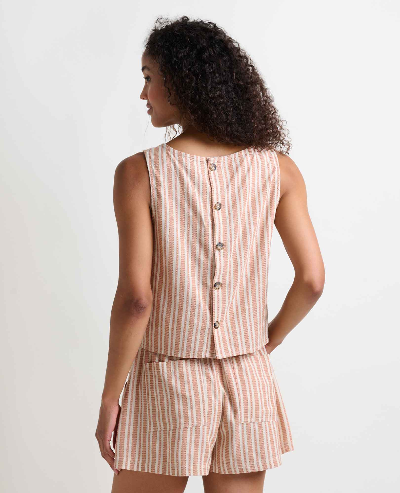 Taj Hemp Button Back Tank - Image 2