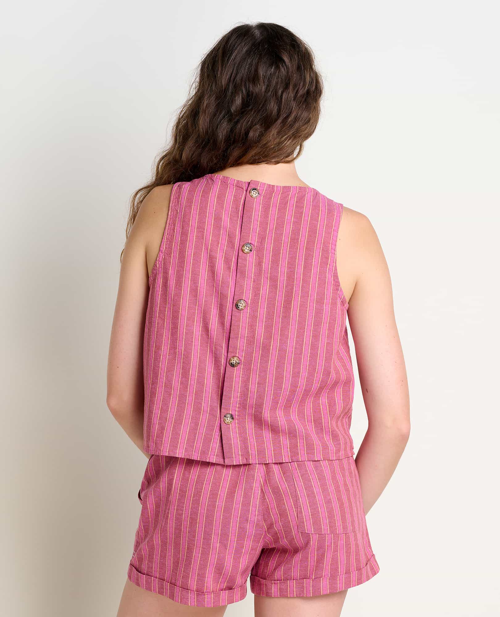 Taj Hemp Button Back Tank - Image 2