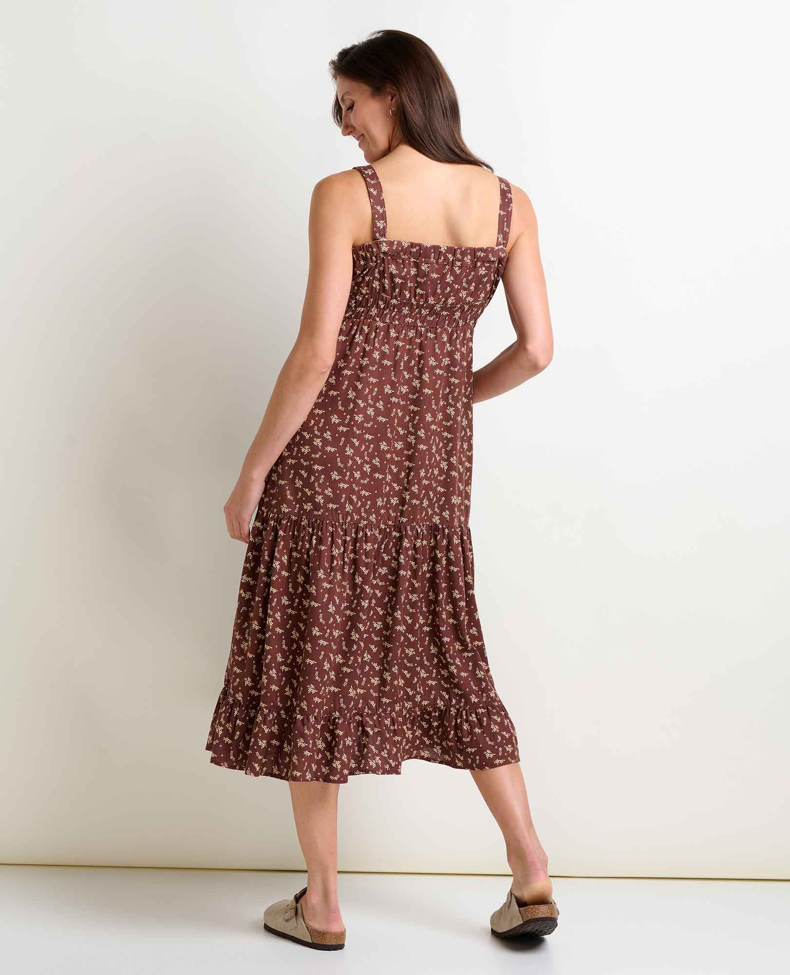 Taj Hemp Tiered Midi Dress - Image 3
