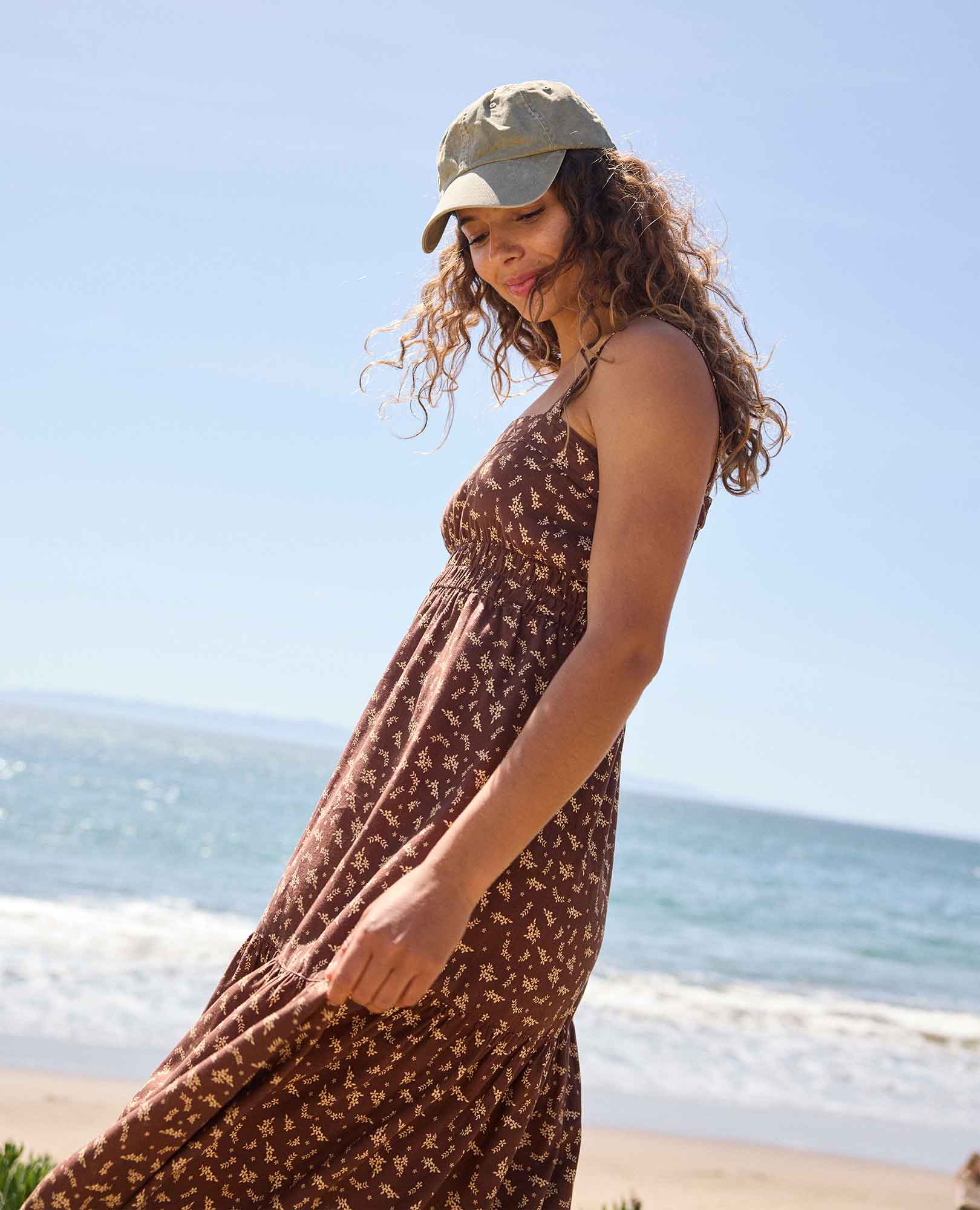 Taj Hemp Tiered Midi Dress - Image 6
