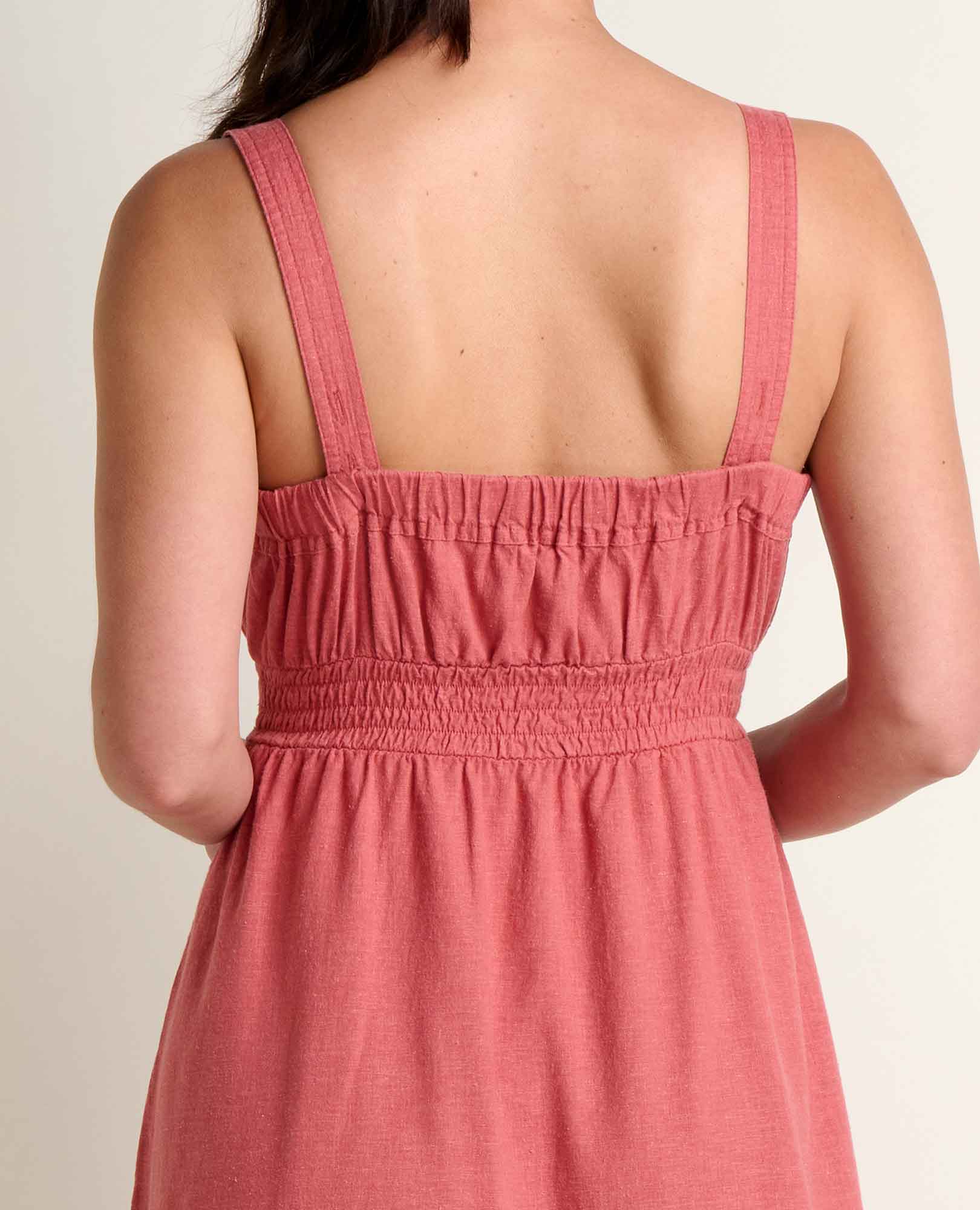 Taj Hemp Tiered Midi Dress - Image 4