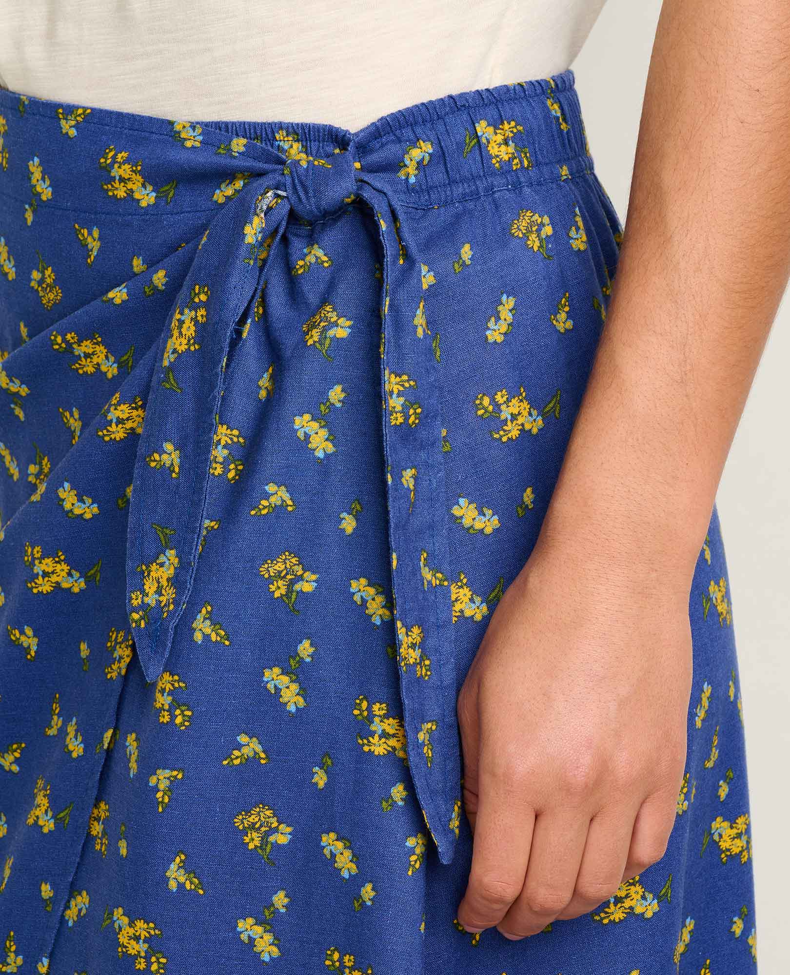 Taj Wrap Midi Skirt - Image 3