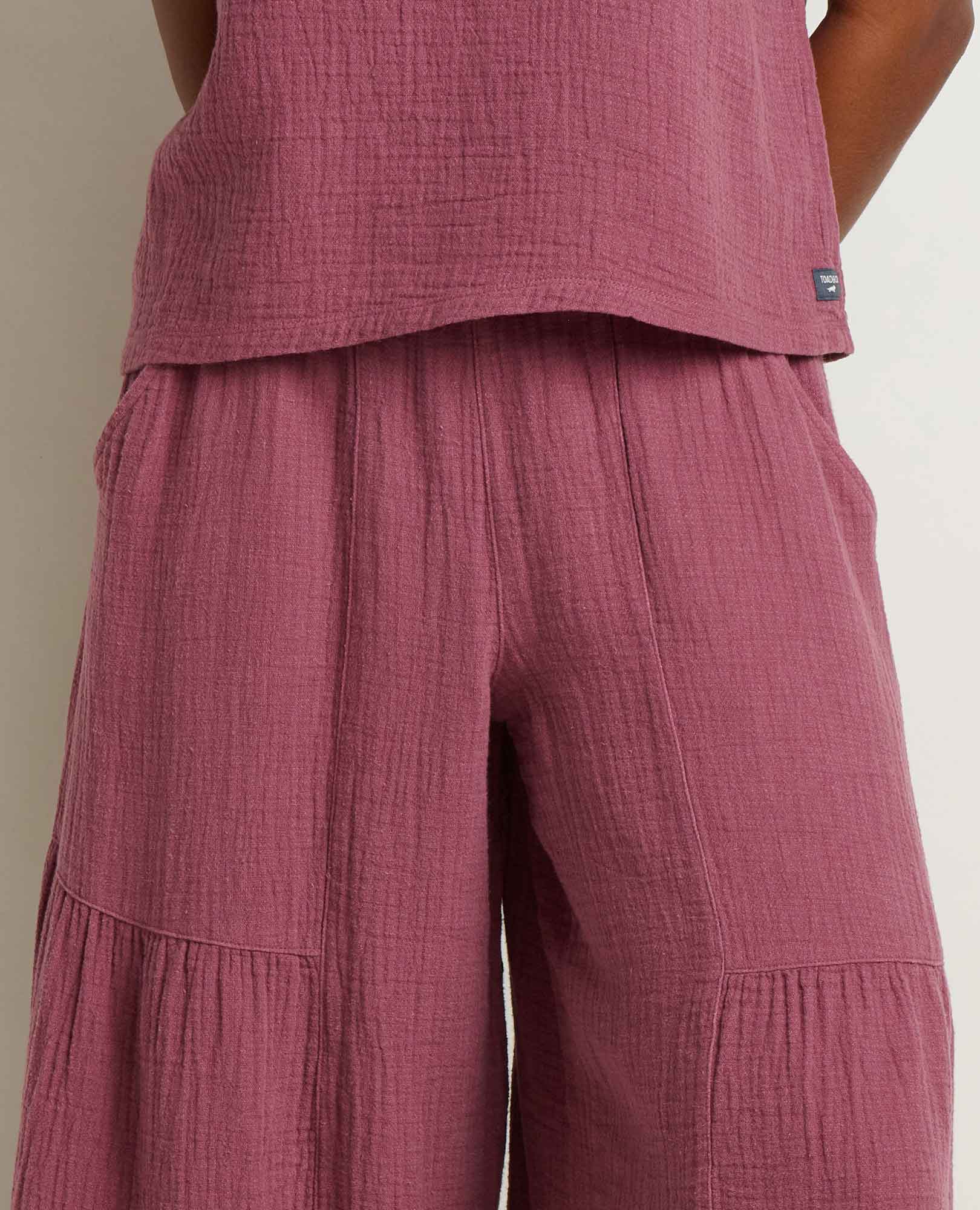 Tate Double Weave Palazzo Pant - Image 4