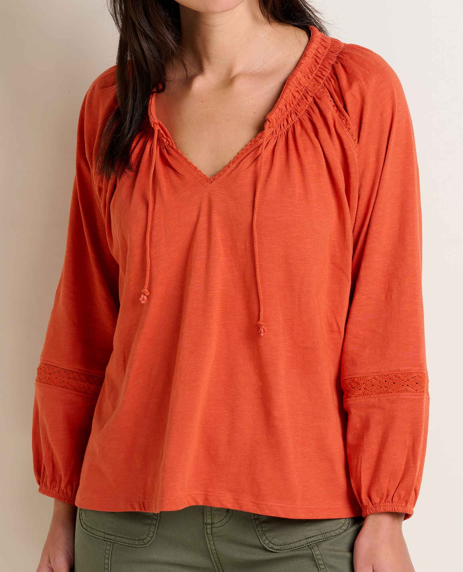 Women's Primo Peasant Top - Image 3